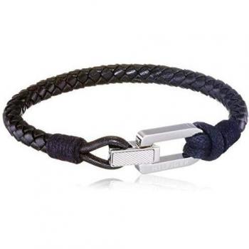 Pulsera Tommy Hilfiger de Piel Negra para Hombre
