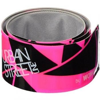 SnapWrap Urban Pink Reflector Bracelet, Unisex