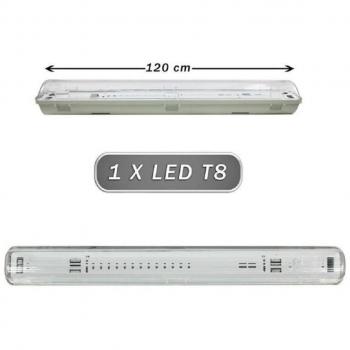 Plafonnier LED Tubo T8 120 cm Résistant à l'Eau