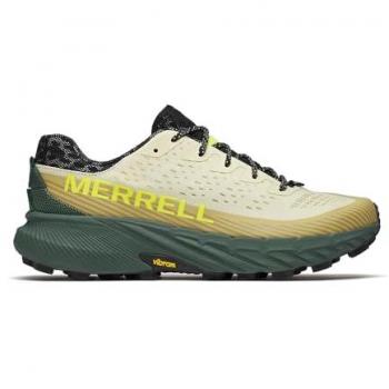 Merrell Agility Peak 5 Herren Laufschuhe beige-grün 41.5