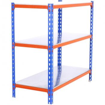 Estantería Simonrack Superplus 3/400 110x100x40 cm Azul-Naranja