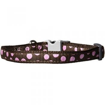 Collar Lunares para Perro Red Dingo (1,5 x 24-36 cm)