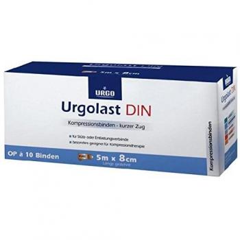 Urgolast DIN Bindestange Weiß, 10 cm × 5 m – 10er Pack