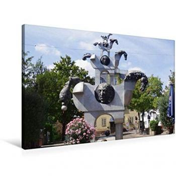 Textil-Leinwand „Turm der grauen Pferde“ (90 × 60 cm) – CALVENDO & Angelika Keller