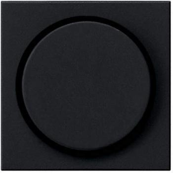 Gira 55 Switch Plate Dimmer Negro