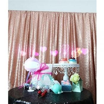 Trendy Shimmer 275 × 120 Sequin Backdrop Blush