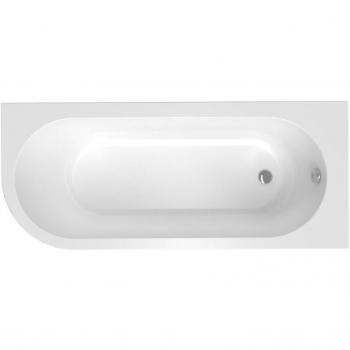 Vasca Asimmetrica Bianco 170x72,5 cm Siko
