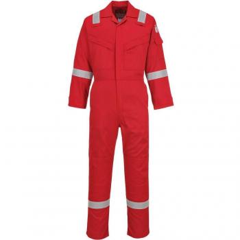 BizFlame Mens Flame Resistant Super Lightweight Antistatic Coverall Red S 33