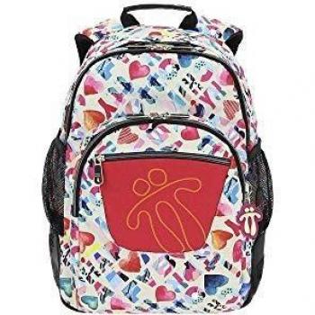 Mochila Escolar Totto Crayoles Blanco