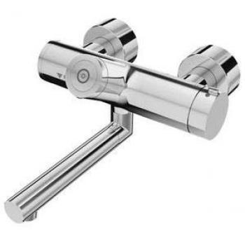 Vitus Schell Rubinetto WC Pre-Murale Cromo 210mm Termostato Disinfezione