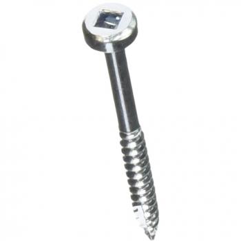 Pan‑Head Zinc Pocket‑Hole Screw No. 6 (1.5) – 500 Pack