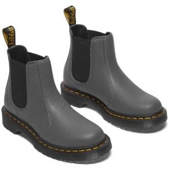 Dr. Martens 2976 Chelsea Boots Virginia Leder grau Unisex Größe 39