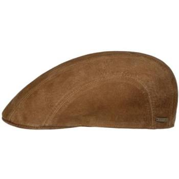 Stetson Ivy Brown Waxed Flat Cap – Size XL