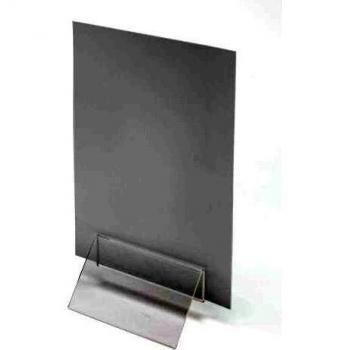 Deflecto 50mm Prospekt-/Menükartenhalter aus glasklarem Acryl