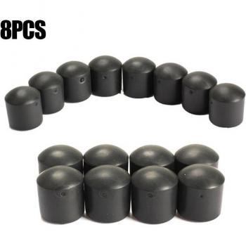 8pcs Black 5/8 Inch Foosball Table Rod End Caps FK88