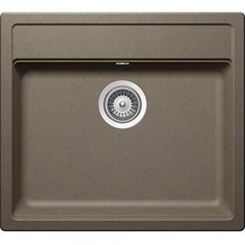 Schock Alpaca Granitspüle Nemo 49x51 cm – CRISTALITE Hellbraun, Unterschrankbreite ab 50 cm