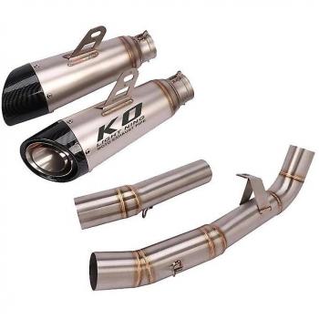 Pipe d'échappement intermédiaire Loerss 51mm pour Kawasaki Z1000