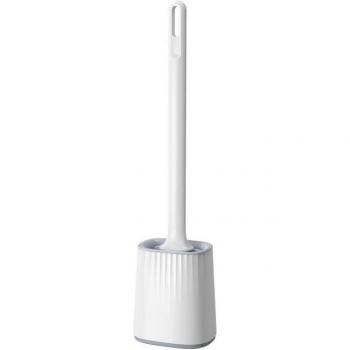 Silicone toilet brush : support de séchage rapide, suspension murale