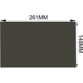 12,1 Polarisierter LCD-Mattefilm 135° – 261 × 148 mm – Für TFT-Laptops und LED-Displays