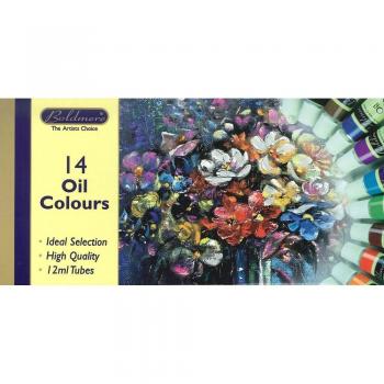 Boldmere 14‑Color Oil Palette – Sealed & Ready to Use