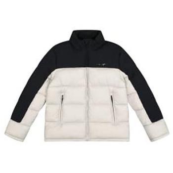 Champion Herren Winterjacke High-Neck Ripstop Grau Größe S