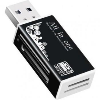 Mikro-SD und SDHC Kartenleser mit USB 2.0 Anschluss
