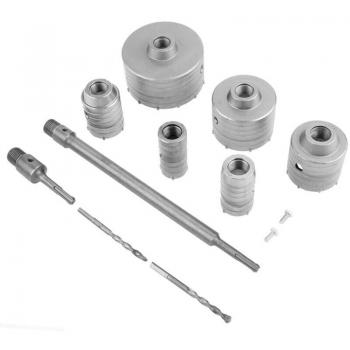 Kit 10 Seghe a Tazza per Trapano SDS