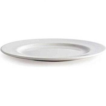 Churchill Super Vitrified Classic Plate, White (Pack of 12)