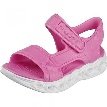 Sandali Skechers Heart Lights per Bambina Rosa