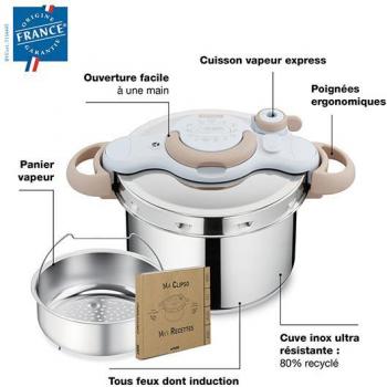 Cocotte-minute SEB Clipsominut' Eco Respect 6L P4620773