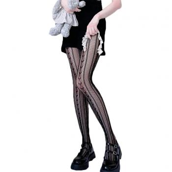 Hollow Out Fishnet Mallas
