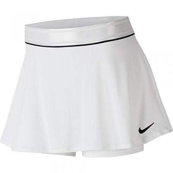 Nike Frauen Tennis‑Rock 939318‑101 – Weiß & Schwarz – XL