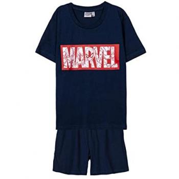 Pijama corto de algodón 100% Marvel niño