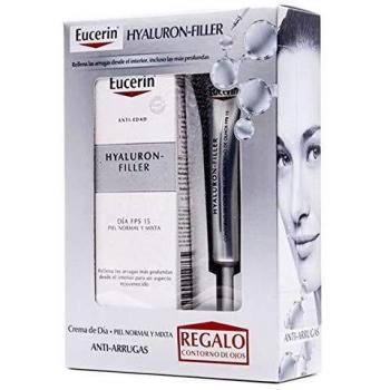 Eucerin Hyaluron Filler Soin de Jour 50ml Peau Sèche + Soin des Yeux 15ml