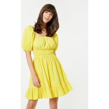 Koton Damenkleid mit Ballonärmeln