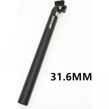 Zoom MTB 2-Bolt Lightweight Seatpost 280g 12mm Offset Matt Black 27.2/30.9/31.6mm 350mm