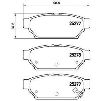 Set Pastiglie Freni BREMBO P 54 053