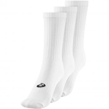 Asics Crew Sports Socks 3 Pack White, Size: 35
