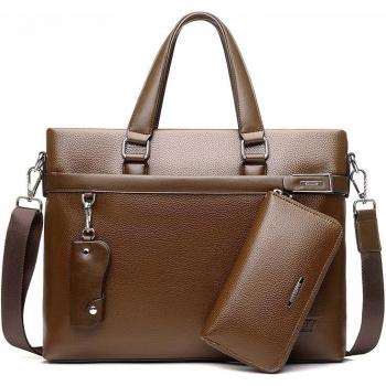 Sac à bandoulière business en cuir PU haut de gamme