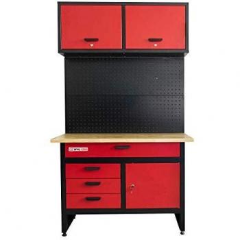HOLZMANN WHL1200 Banco da lavoro a parete con 7 cassetti