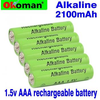 2100 mAh AAA Alkaline Batteriepaket – 4‑20 Stück