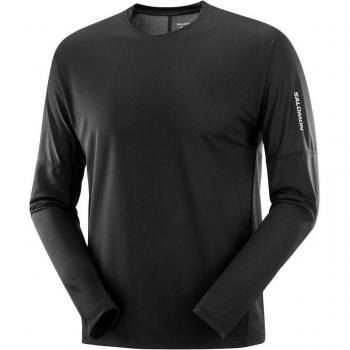 Camiseta Salomon Sense Aero Manga Larga Negro