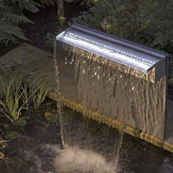 Ubbink Luminaire bande LED 90 cm 62 LEDs Blanc pour cascade fontaine