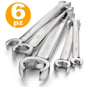 Set de Llaves Poligonales 6D Double-Wall Chrome