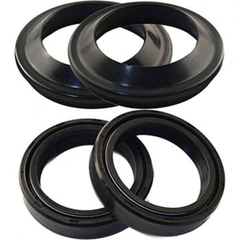 Kit de 2 Sellos de Aceite y Polvo para Amortiguador de Horquilla Delantera 41x54x11