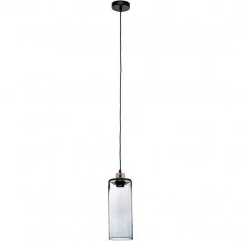 Lampada a sospensione in vetro blu Ø 12 cm