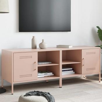 Contemporary Pink Steel Media Cabinets