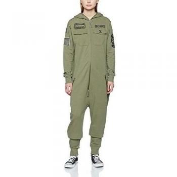 OnePiece P-LI16109M, Buzo Mujer, Verde (Military Green)