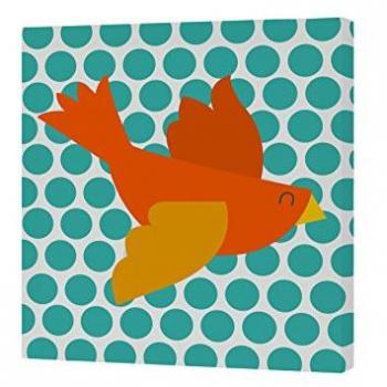 Lienzo Decorativo Multicolor Baleno Teen Zoo 27 x 27 cm