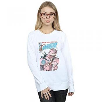 Elektra Meets Daredevil: Distressed Bullseye Graphic Sweatshirt